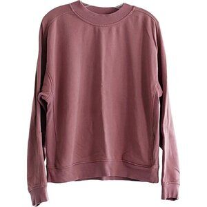 Lululemon - sz 10 - Chill On Pullover in Quicksand (Mauve Pink), Terry Sweatshir